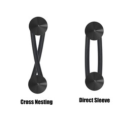 MACHSWON 4 Set Umbrella Type Universal Bumper Quick Release Front Rear Bumper Fasteners Black 1996-2023