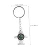 CORHAD Planet Keychain Compact Portable Compass Pendant Key Chain Creative