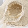 Women Floppy Lace Straw Hat Summer Wide Brim Sun Hat