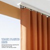 Andibro 50Pack Plastic Gazebo Curtain Hooks for Track, Black Plastic