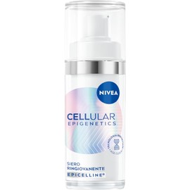 NIVEA Cellular Epigenetics Siero Ringiovanente 30 ml, Siero viso antirughe che riduce i segni dell'età in 2 settimane, Face serum con Acido Ialuronico ed Epicelline, Skincare per tutti i tipi di pelle