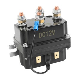 Bylikeho Winch Solenoid - 12V 250A Car Accessory, Reversing Contactor Switch for 3000-5000lbs ATV UTV Truck Winch Control