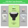 MR16 LED Bulbs Dimmable, Warm White 2700K, 5W 610LM, AC/DC