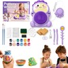 Kids Pottery Wheel with Clay, Arts and Crafts Kit for