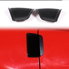 Moittellc Car Exterior Door Handle Bowl Sticker Covers Compatible with Chevy Corvette C6 2005-2013, Door HandleCup Anti-Scratch Decorate Protector Sticker Accessories (Glossy Black)