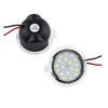 2PCS Rearview Mirror Puddle Lights LED White Light Under Mirror