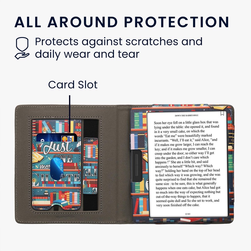 kwmobile Flip Cover Compatible with Onyx Boox Leaf 2 -