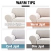 H.VERSAILTEX 3 Piece Stretch Sofa Covers for 2 Cushion Loveseat