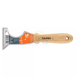 Truper ET-2-1/2R5 2-1/2" 5-use spatula with wooden handle