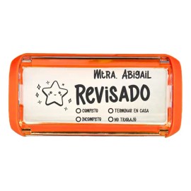 Sellos Para Maestros Autoentintable Personalizado Educativos                                                                                          