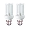 2X Bell 15W (75W) 4U T3 ECO Compact Stick Bulb,