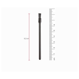 Gracelaza 100 Pieces Disposable Lip Brushes Lipstick Gloss Wands Applicator Makeup Tool Kits, Black