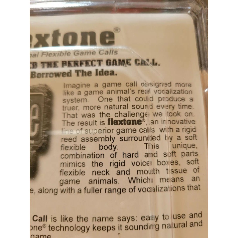 Flextone Cow Elk Flexible Game Call Easy Bite Fg-elks-00003