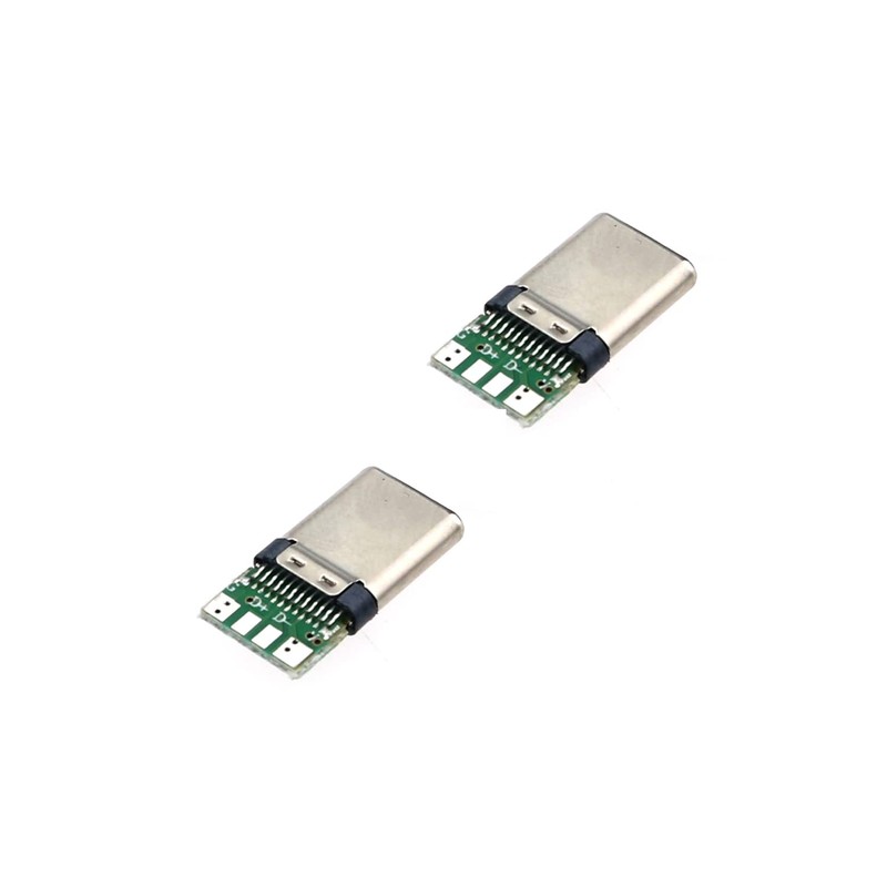 Teansic 20 Pcs USB 3.1 Type C Male Plug Socket