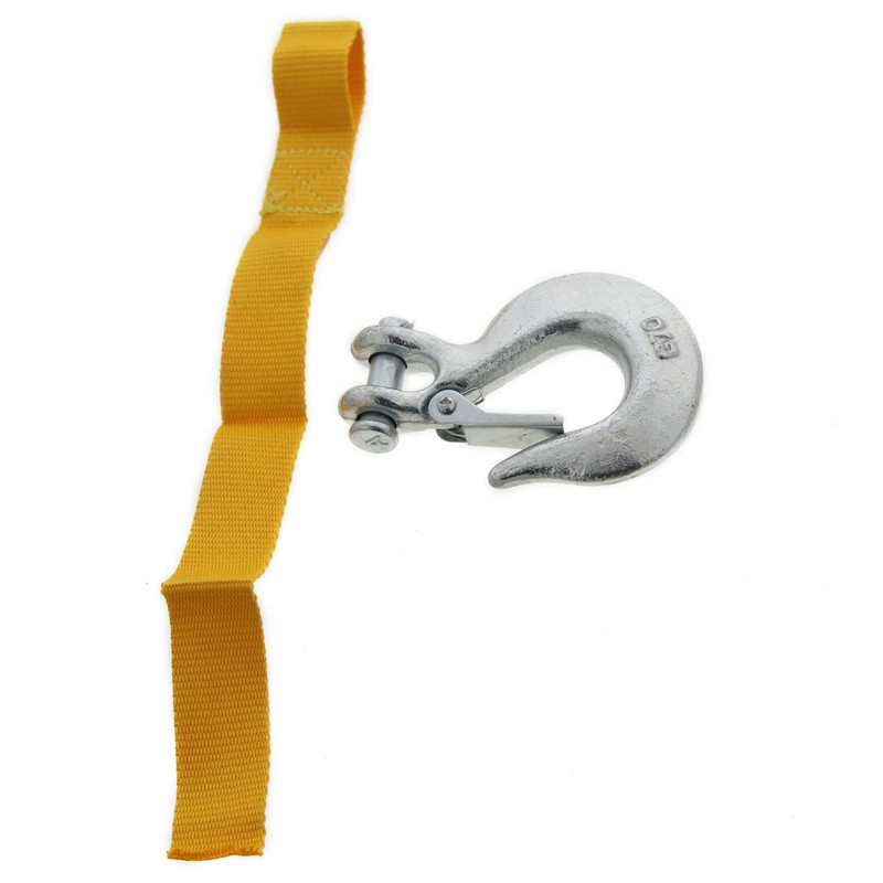 Winch Hook and Nylon Strap Combo ATV UTV SidexSide Winch