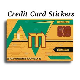 Arasaka Cyberpunk Themed 2077 Style Credit Card Skin with QR Code and Property Label Design:_Train ticket