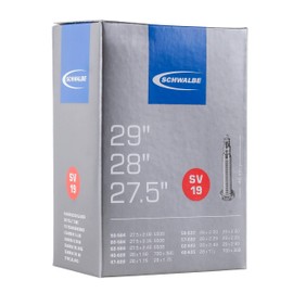 SCHWALBE Bicycle Tube with 40mm Presta Valve, 27.5 x 1.5-2.5-Inch