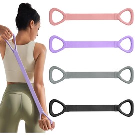 MODY RODY Figure 8 Fitness Resistance Bands for Women | Shoulder Stretch Bands with Handles | for Workout Arm Back Exercise Bands at Gym Home