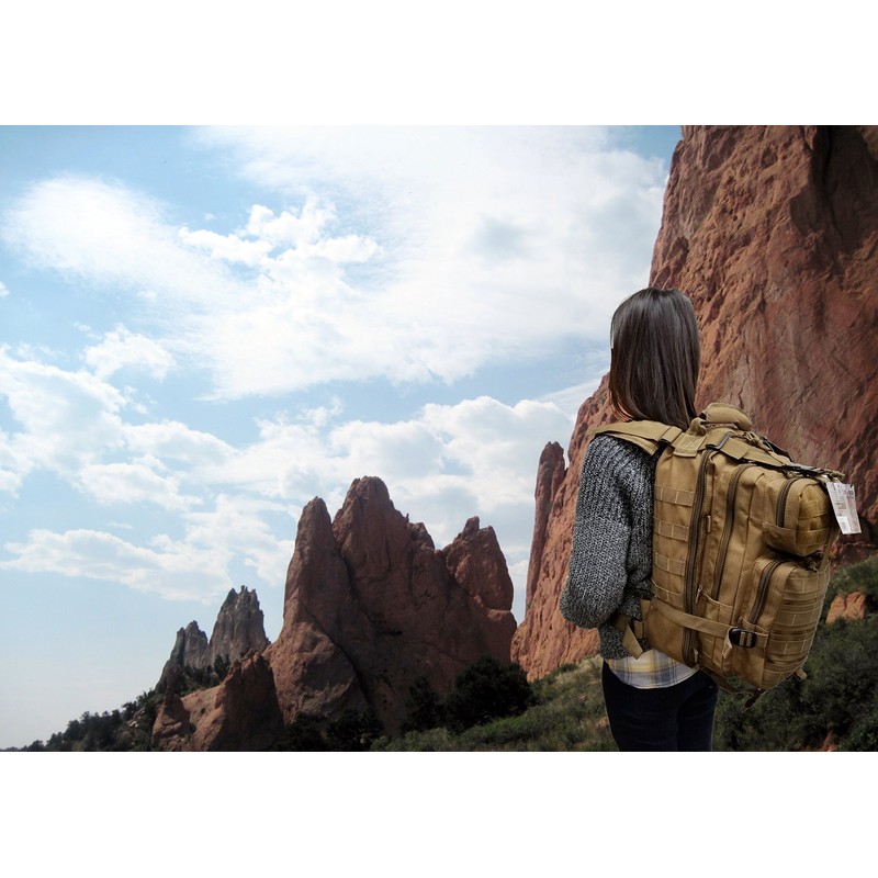 EXPLORER Tactical Assault Pack - Combat Rucksack - 17" Military