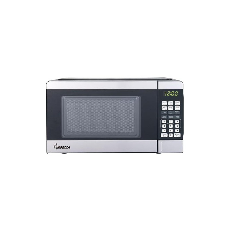 IMPECCA Countertop Microwave Oven 6 Auto Menus Defrost 0.7 Cu