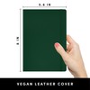 PAPERAGE Dotted Journal Notebook, (Dark Green), 160 Pages, Medium 5.6