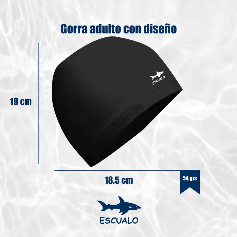 escualo Gorra para Natacion Unisex Adulto Modelo Lycra (Lycra) Unitalla,