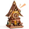 ROKR Cuckoo Clock Mechanical 3D Wooden Puzzle Kit for Adults,