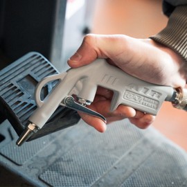 GAV Compressed Air Gun - Blow Gun - Professional Aluminium Air Gun for Compressed Air Compressor - Made in Italy - 60A - Standard