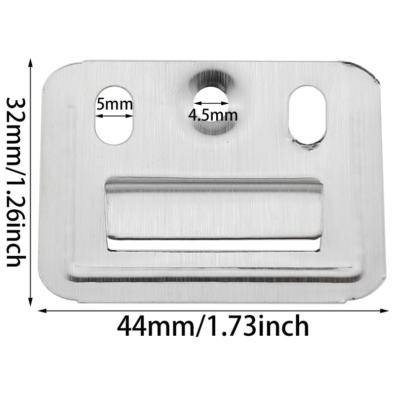Heyous 25PCS Wall Panel Fixings Furniture Fixings Wall Panel Clips