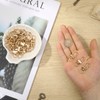 30 PCS Gold Lobster Claw Clasps for Keychains, Metal Keychain