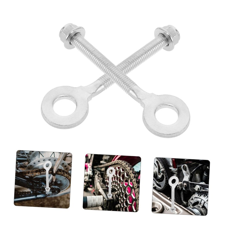 Ciieeo 2pcs Metal Chain Tensioner for Motorcycles Atvs Durable Chain