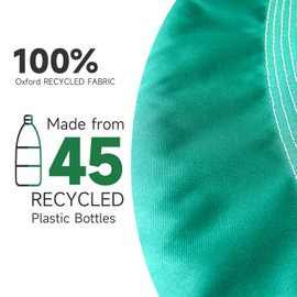 JUNGLE WELL RPET Saucer Swing - 40 Inches Tree Swing for Kids & Adults, Heavy-Duty 700lbs Capacity, Eco-Friendly Hanging Bird Nest Seat for Indoor/Outdoor Play (Racing Green)