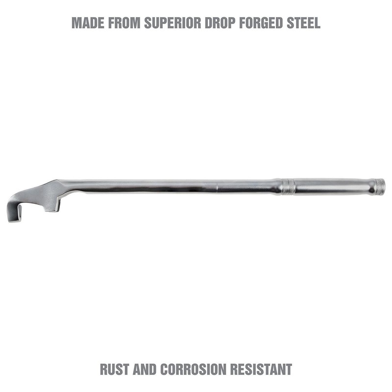 Wrench Extender Stainless Steel Round Handle Universal Wrench Extender Adaptor