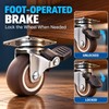 4-Pack Furniture Caster Wheels for Small Tables & Cabinets –