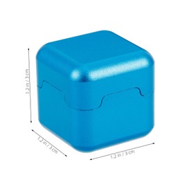 BIUDECO Pool Chalk Carrier Aluminum Billiards Chalk Case Snooker Accessory Case