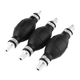 Primer Fuel Pump for Car Boat Marine Outboard Hand Primer Bulb Rubber + Aluminium Fuel Pump Line Hand Primer Bulb Gas in (6 mm)