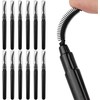 Tbestmax 12 Pzas Varitas para Mascara Cepillos Reutilizables de Silicona