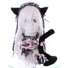 Kawaii-Story C-12-6 Black White Gothic Lolita Maid Cat Ears Headband