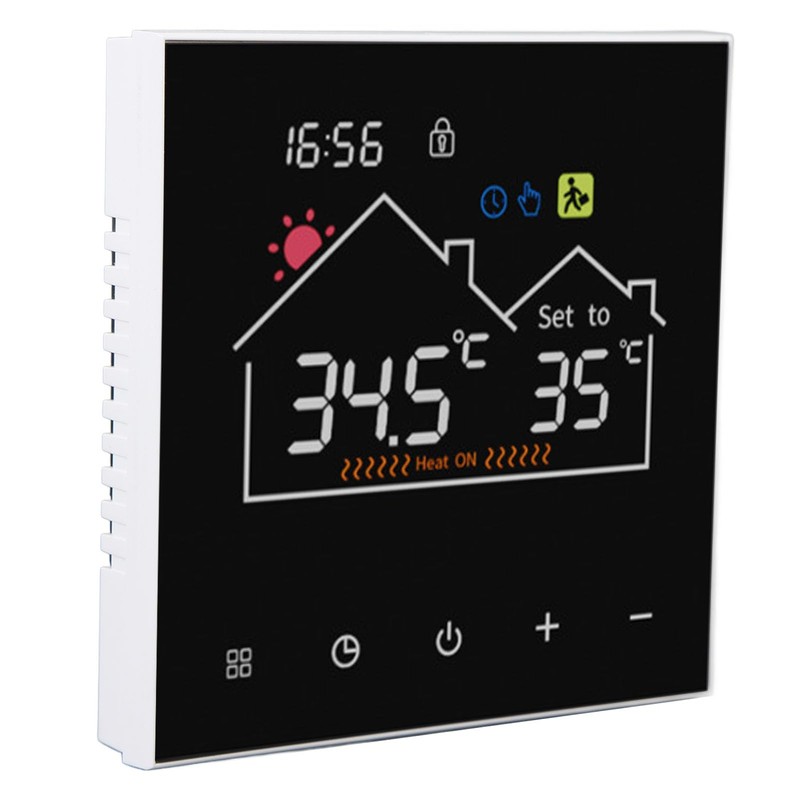 Programmable Thermostat for House with LCD Color Display Touch Screen,