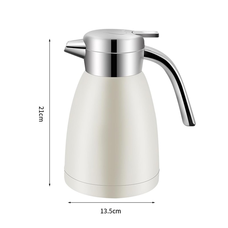 SOGA 1.2L Stainless Steel Water Bottle Insulated Vacuum Flask Coffee