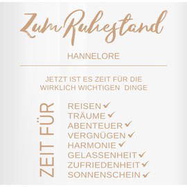 Money Box - Pensioner - Gift for Retirement Gift Ideas Retirement Gifts Retirement Colleague Pension Gifts Woman I Gift Pension - One Size - White - Retirement Entry