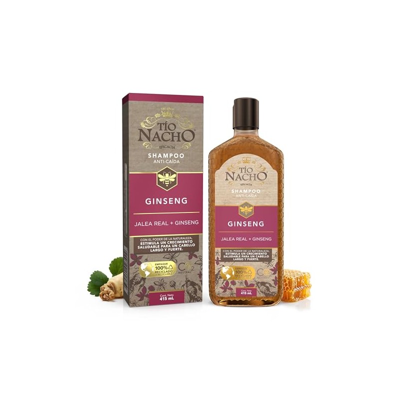 Tío Nacho Shampoo Anti Caída Estimula Fortalece Crecimiento Saludable Fibra