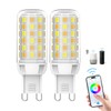 Wi-Fi Smart G9 LED Bulbs Dimmable, 3W 320 Lumen AC