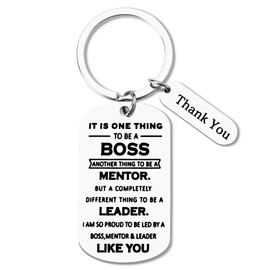 Boss Day Gifts for Mentor Boss Office Keychain Gifts for Boss Birthday Christmas Appreciation Gifts for Men Women Supervisor Boss Leaving Gifts for Boss Key Chain Gifts for Mentor Retirement Gifts