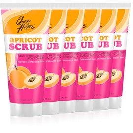 Queen Helene Facial Scrub, Apricot, 6 Ounce (Pack of 6) [Packaging May Vary]                                                                          
