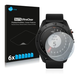 Savvies 6 Pack Screen Protector compatible with Garmin Approach S60 Protection Film Clear