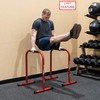 Valor Fitness EB-28 Non-Slip Dip Station Stands for Bodyweight Exercises
