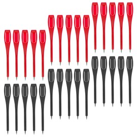Kisangel 30Pcs Writing Pencils for Golfs Sports Scoring Small Pencils Golfs Scoring Pencils for Sport Games Meeting（red, black）