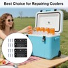 BOXOB 2 Pcs Cooler Hinges Replacement Compatible with Igloo 150-165