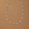 Cream Dot Necklace, Women's Popular, Stainless Steel, Surgical Stainless Steel,